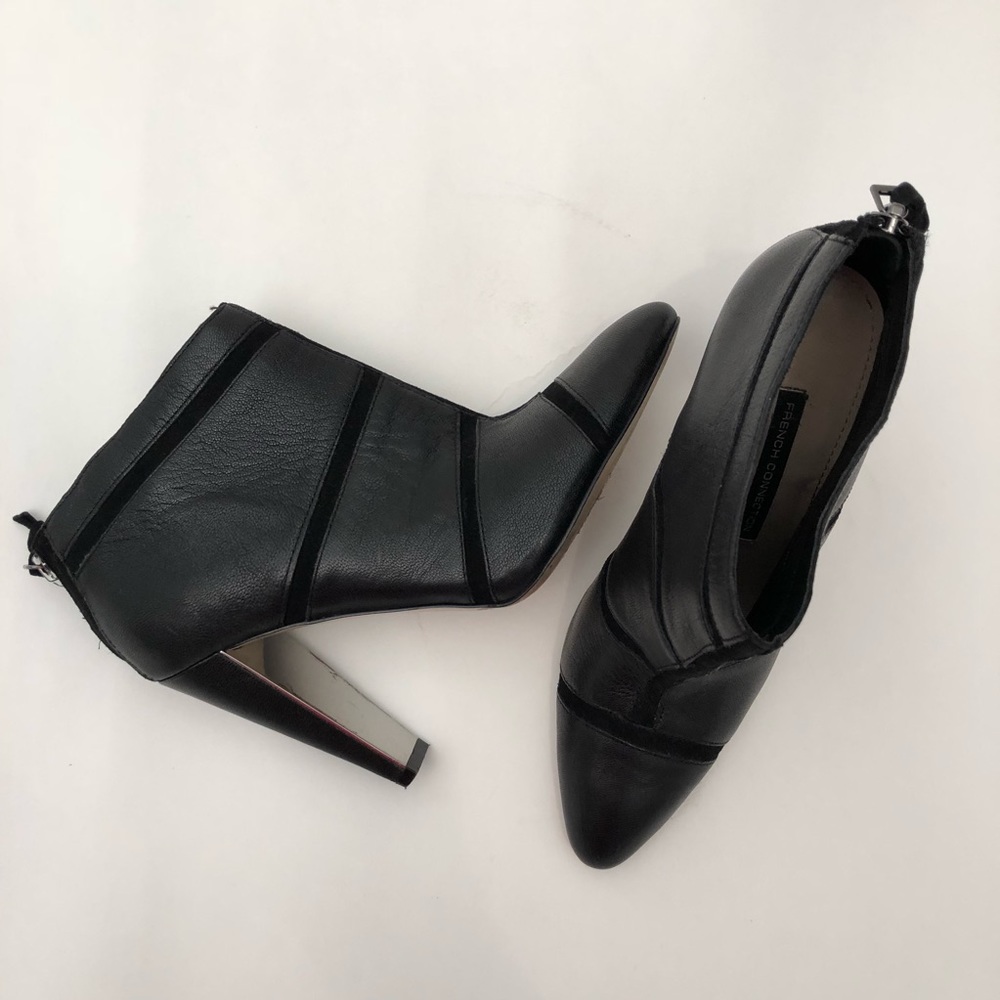 SOLD French Connection Maddy Ankle Boots LEATHER - Picture 7 of 8